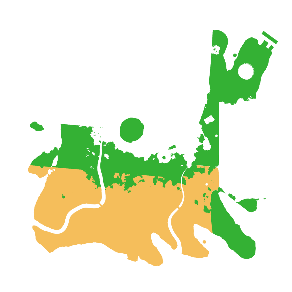 Biome Rust Map: Procedural Map, Size: 3300, Seed: 1865209515