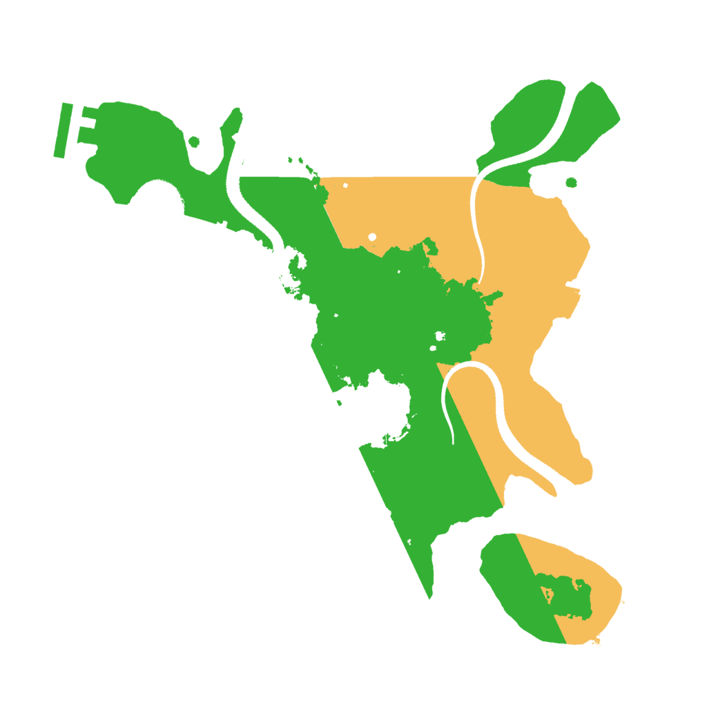 Biome Rust Map: Procedural Map, Size: 2600, Seed: 1622360538