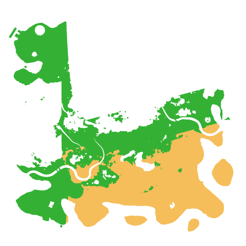 Biome Rust Map: Procedural Map, Size: 4300, Seed: 1877153062