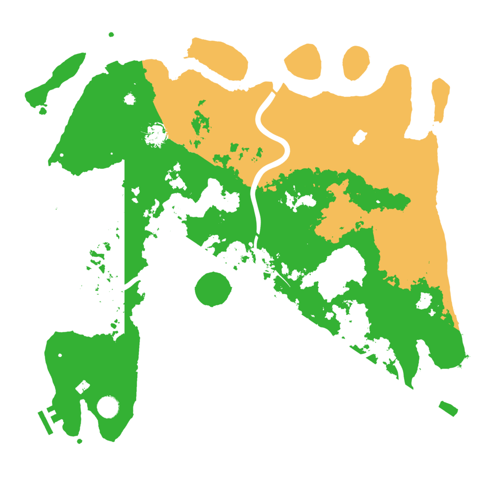 Biome Rust Map: Procedural Map, Size: 4000, Seed: 39538005