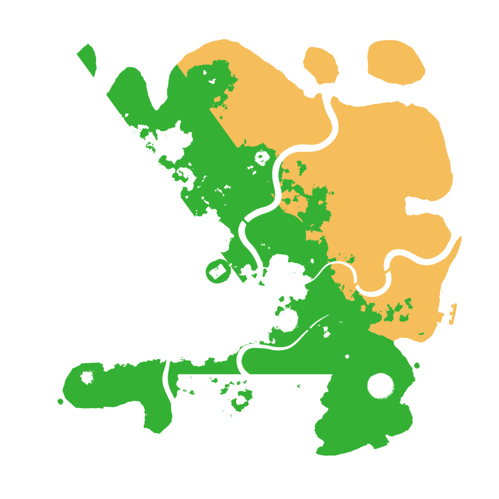 Biome Rust Map: Procedural Map, Size: 3500, Seed: 1435005260
