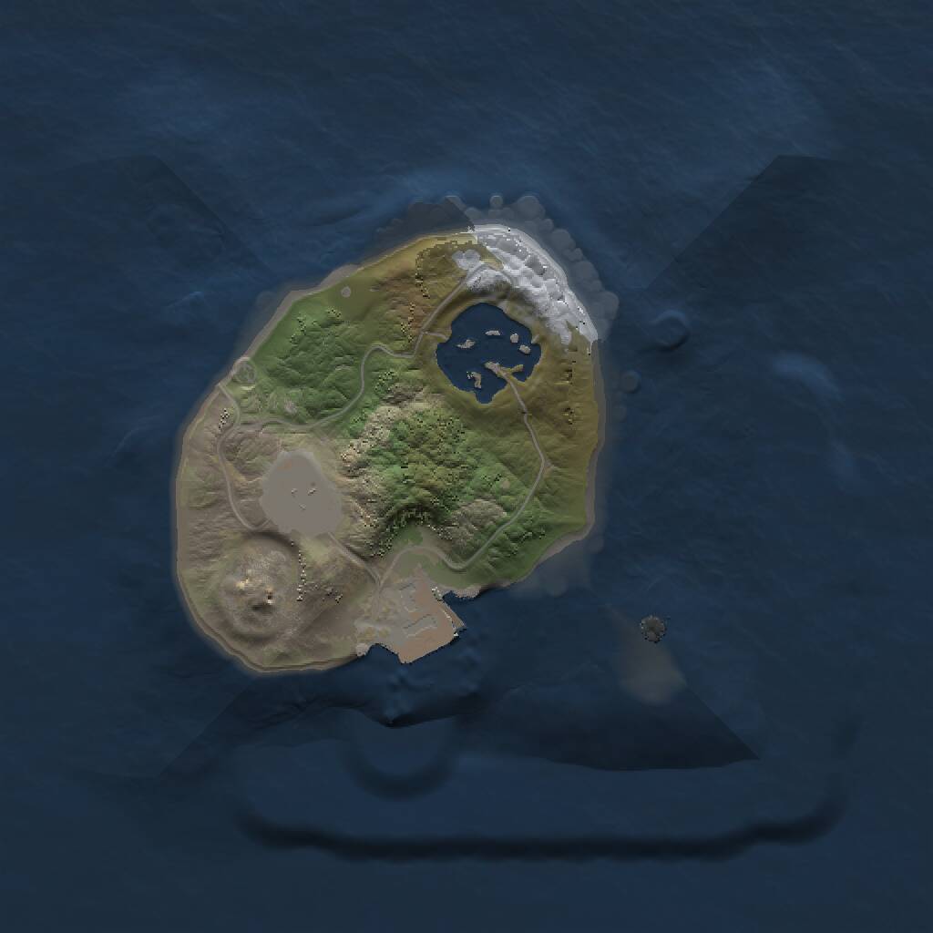 Rust Map: Procedural Map, Size: 1500, Seed: 395196957, 2 Monuments