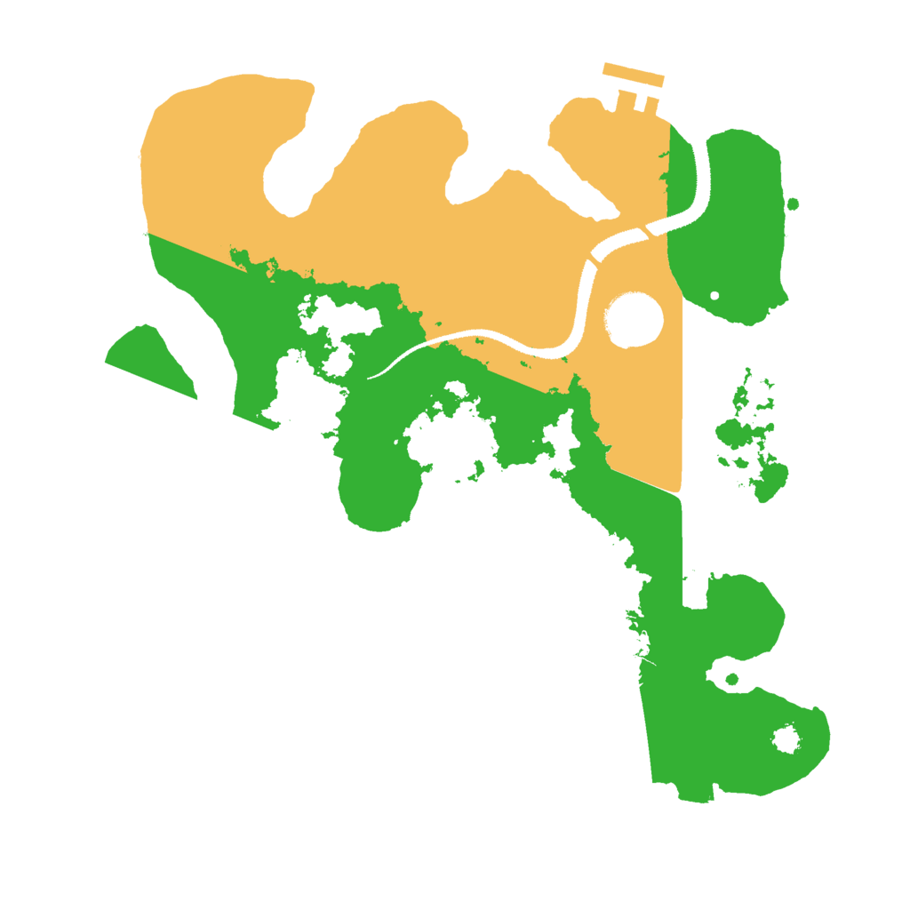 Biome Rust Map: Procedural Map, Size: 3000, Seed: 19184