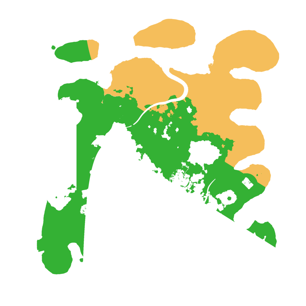 Biome Rust Map: Procedural Map, Size: 3000, Seed: 752586670