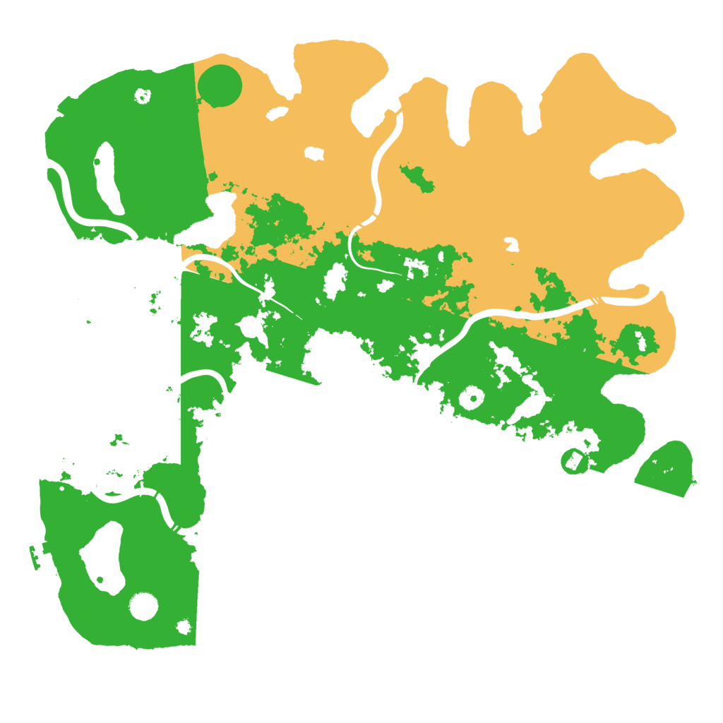 Biome Rust Map: Procedural Map, Size: 4500, Seed: 5353793