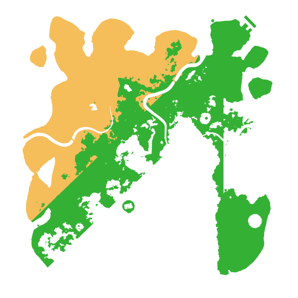 Biome Rust Map: Procedural Map, Size: 4000, Seed: 244977056