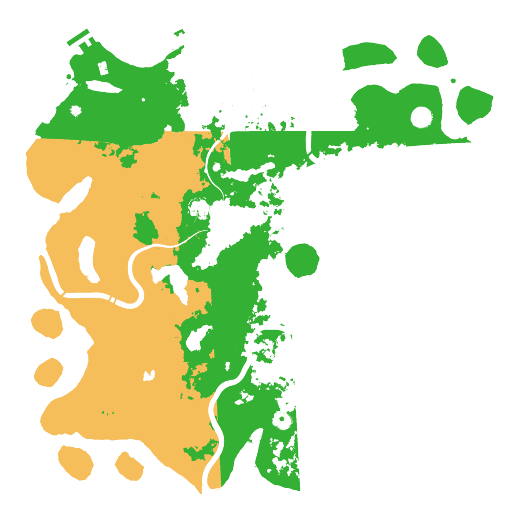 Biome Rust Map: Procedural Map, Size: 4300, Seed: 1981916657