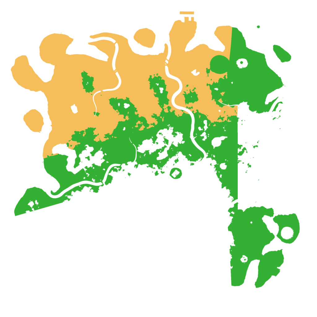 Biome Rust Map: Procedural Map, Size: 4500, Seed: 813890980