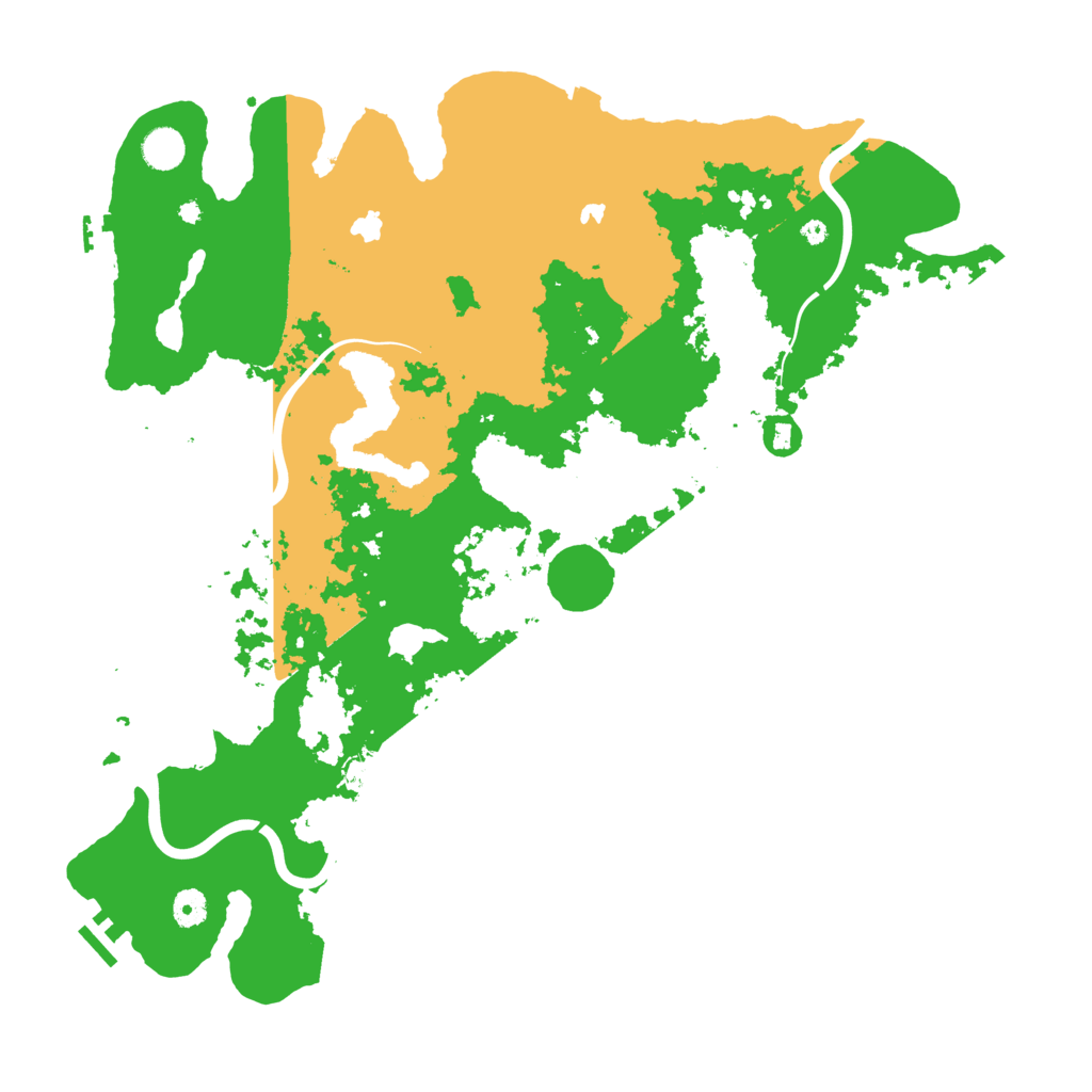 Biome Rust Map: Procedural Map, Size: 4500, Seed: 596895786