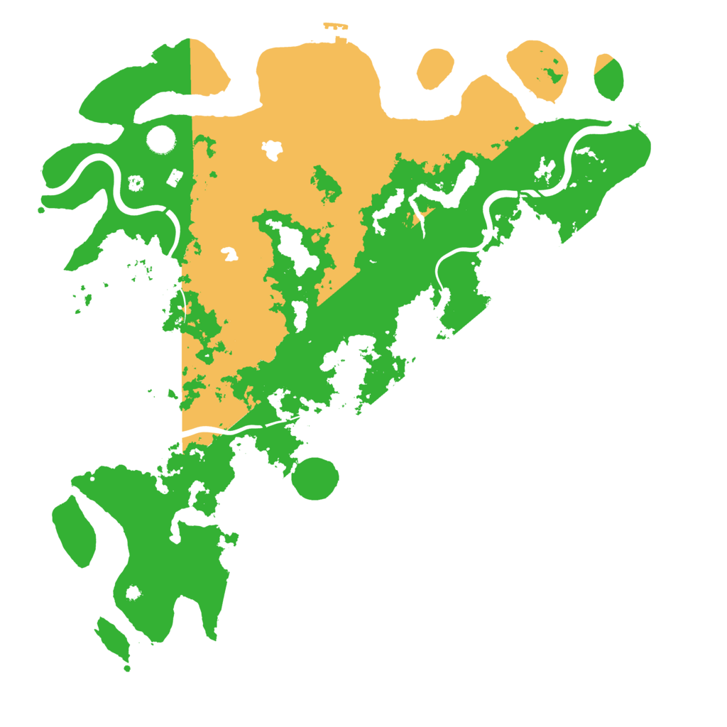 Biome Rust Map: Procedural Map, Size: 4500, Seed: 407682695