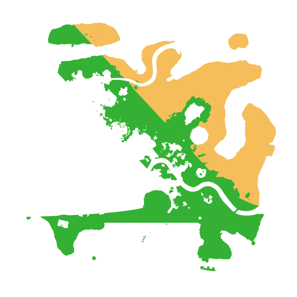 Biome Rust Map: Procedural Map, Size: 3000, Seed: 2278