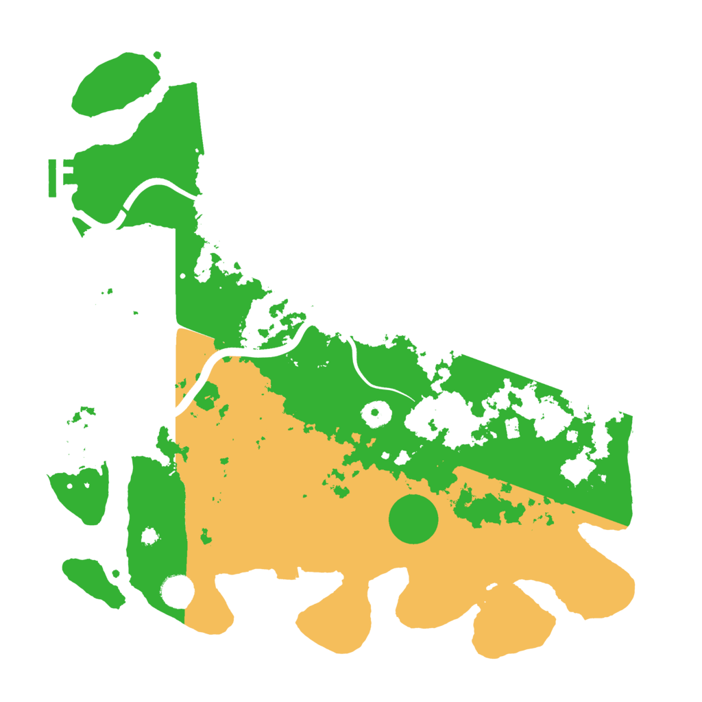 Biome Rust Map: Procedural Map, Size: 3750, Seed: 511225455