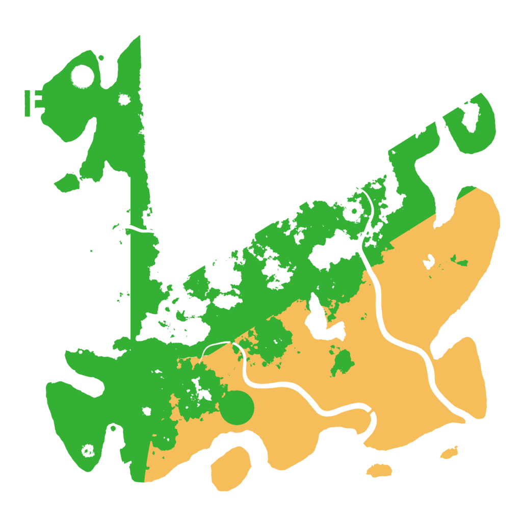 Biome Rust Map: Procedural Map, Size: 4000, Seed: 73453456