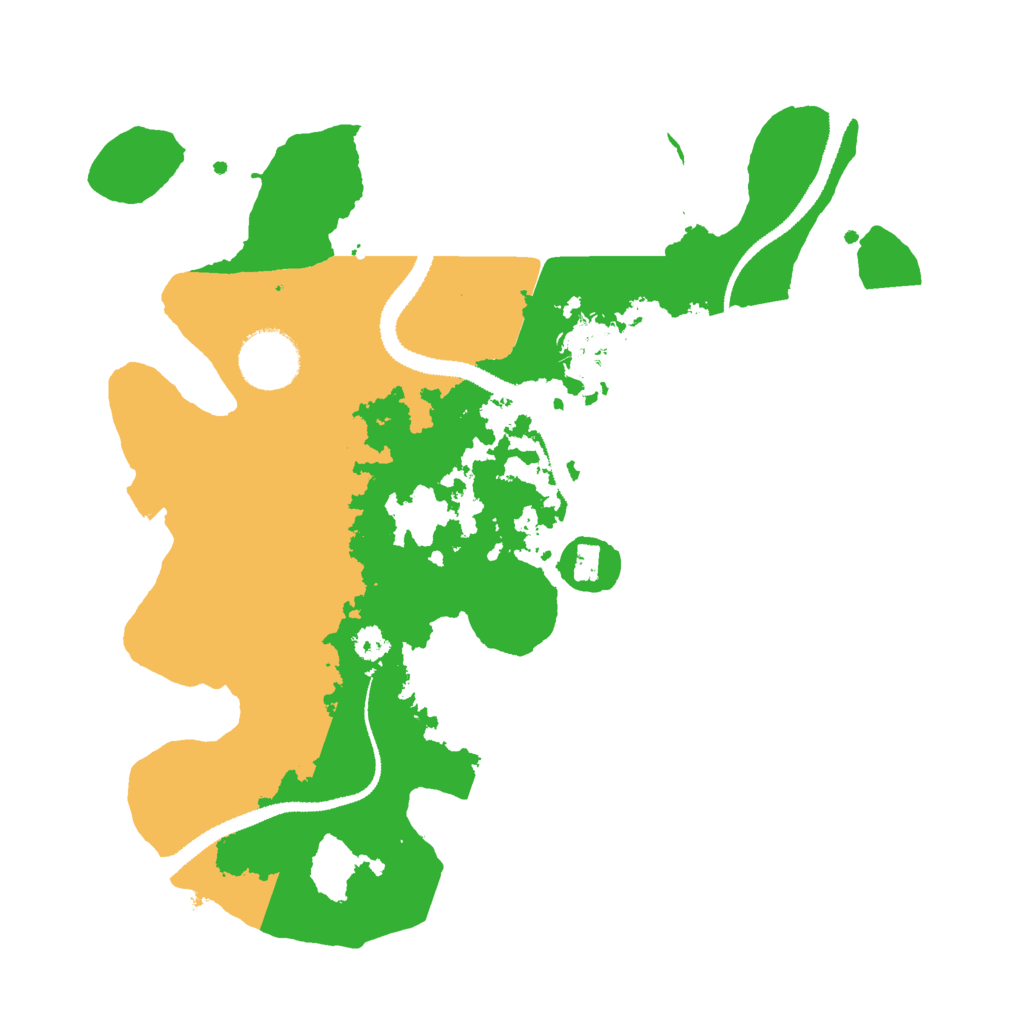 Biome Rust Map: Procedural Map, Size: 3000, Seed: 847291