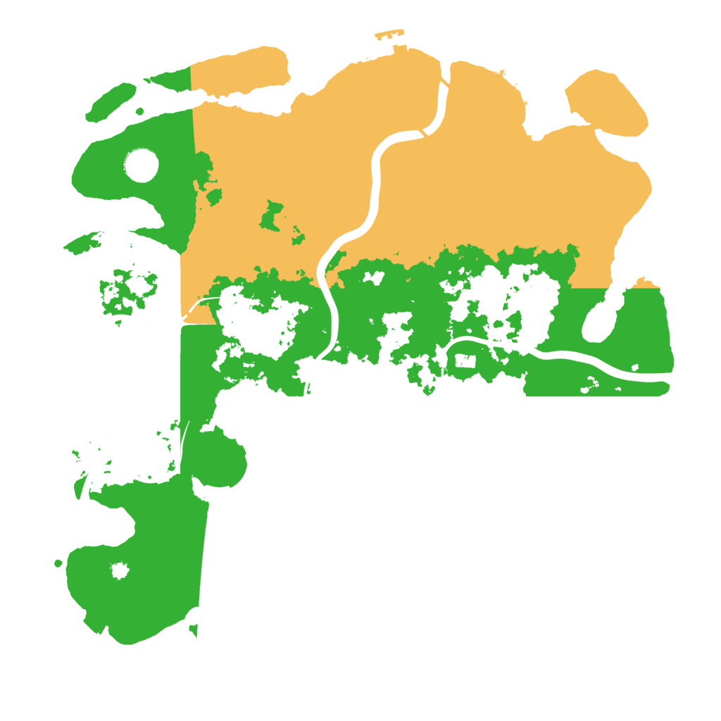 Biome Rust Map: Procedural Map, Size: 3750, Seed: 7271