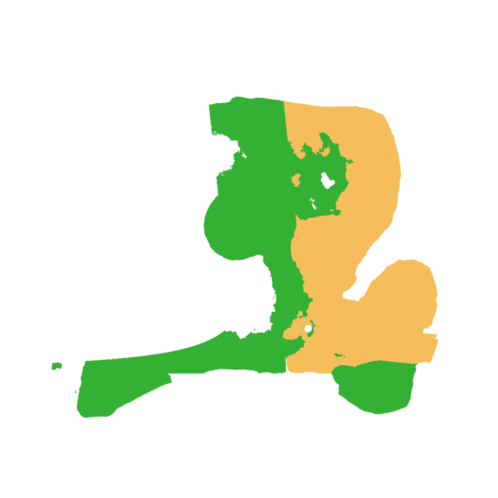 Biome Rust Map: Procedural Map, Size: 2000, Seed: 267621686