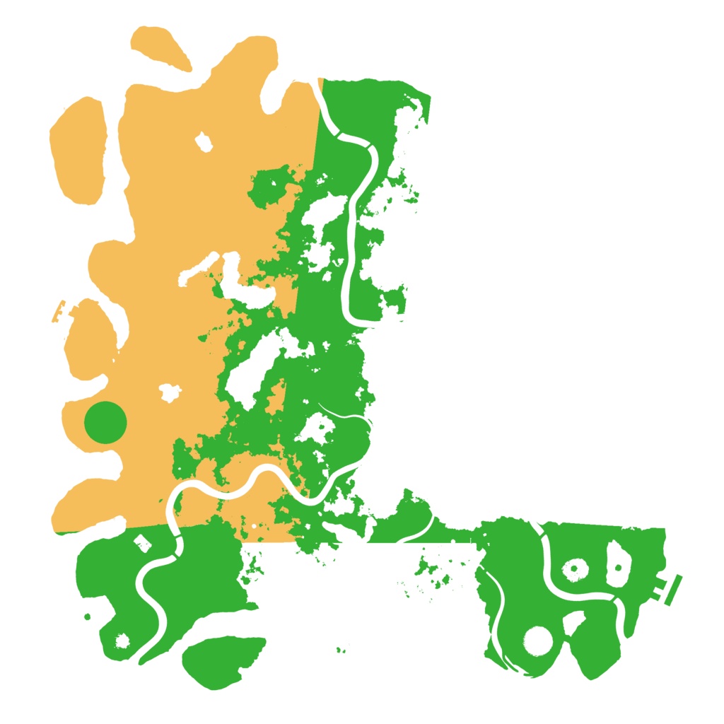 Biome Rust Map: Procedural Map, Size: 4500, Seed: 1778277869