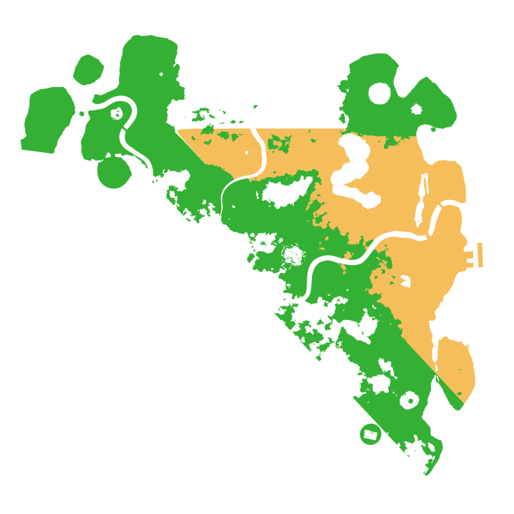 Biome Rust Map: Procedural Map, Size: 4250, Seed: 1524959283