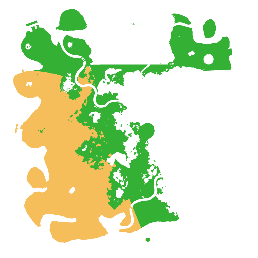 Biome Rust Map: Procedural Map, Size: 4500, Seed: 548088858