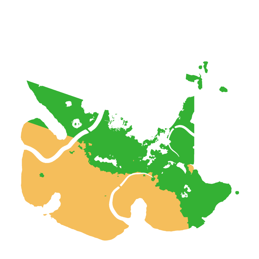 Biome Rust Map: Procedural Map, Size: 2800, Seed: 1411198183