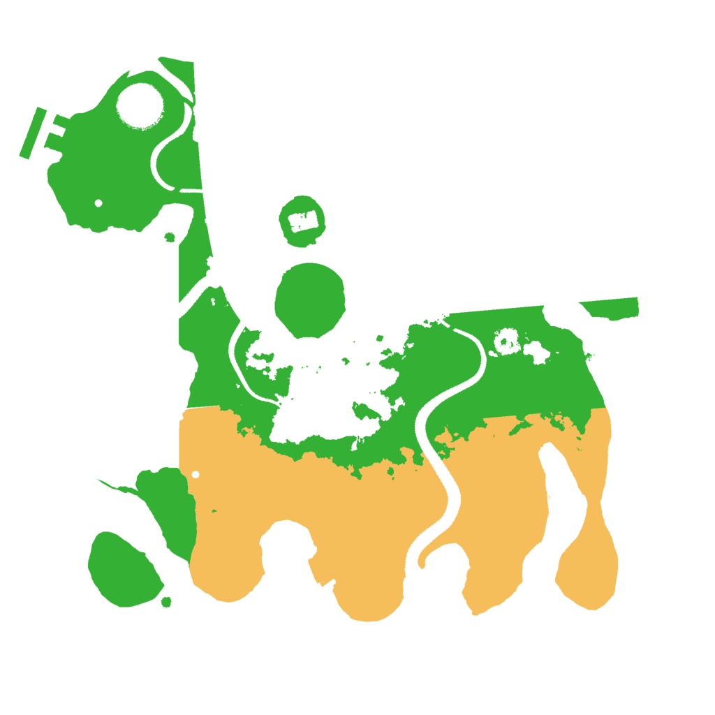 Biome Rust Map: Procedural Map, Size: 2750, Seed: 2795