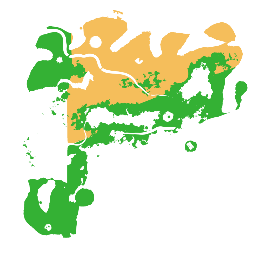 Biome Rust Map: Procedural Map, Size: 4000, Seed: 75634999