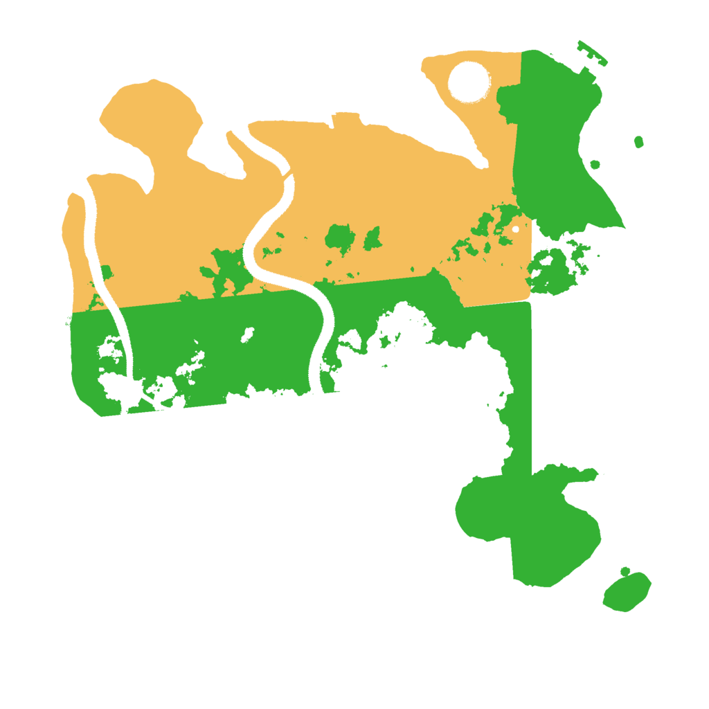 Biome Rust Map: Procedural Map, Size: 3000, Seed: 24907