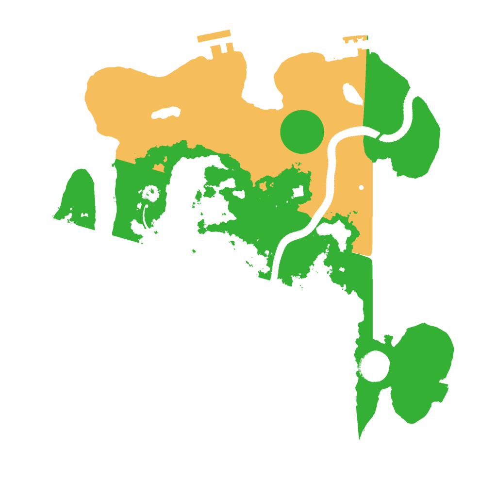 Biome Rust Map: Procedural Map, Size: 3000, Seed: 13342