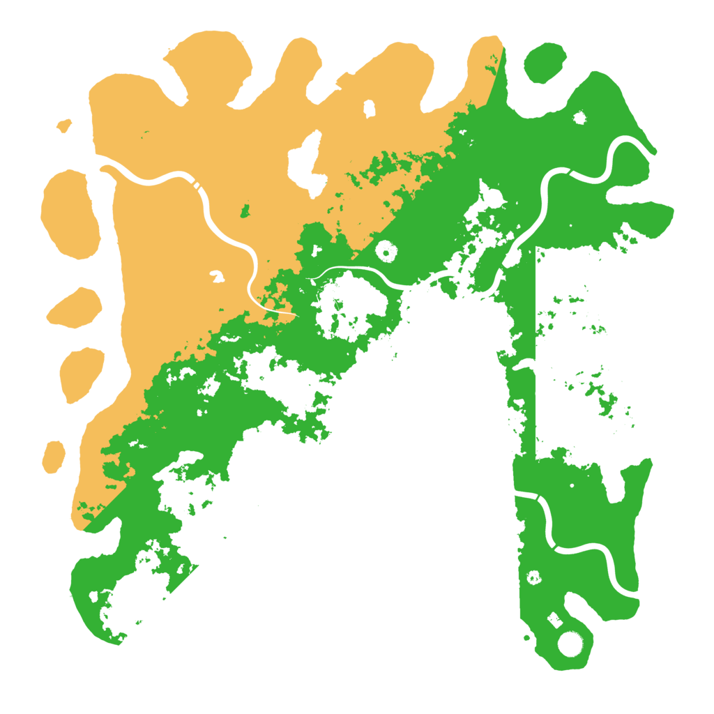 Biome Rust Map: Procedural Map, Size: 5000, Seed: 686554301