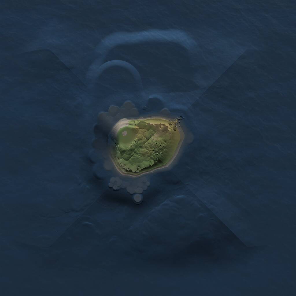 Rust Map: Procedural Map, Size: 1000, Seed: 1382745873, 1 Monuments