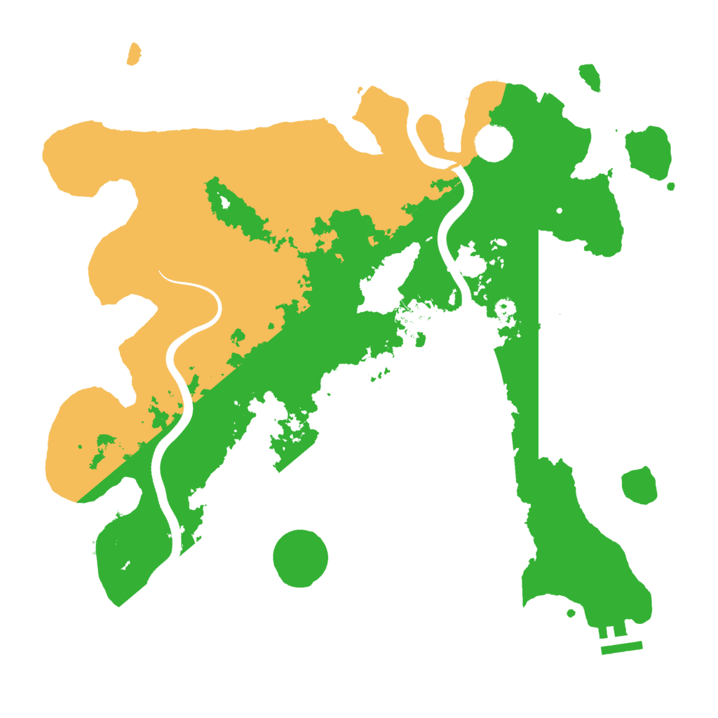 Biome Rust Map: Procedural Map, Size: 3500, Seed: 1780027271