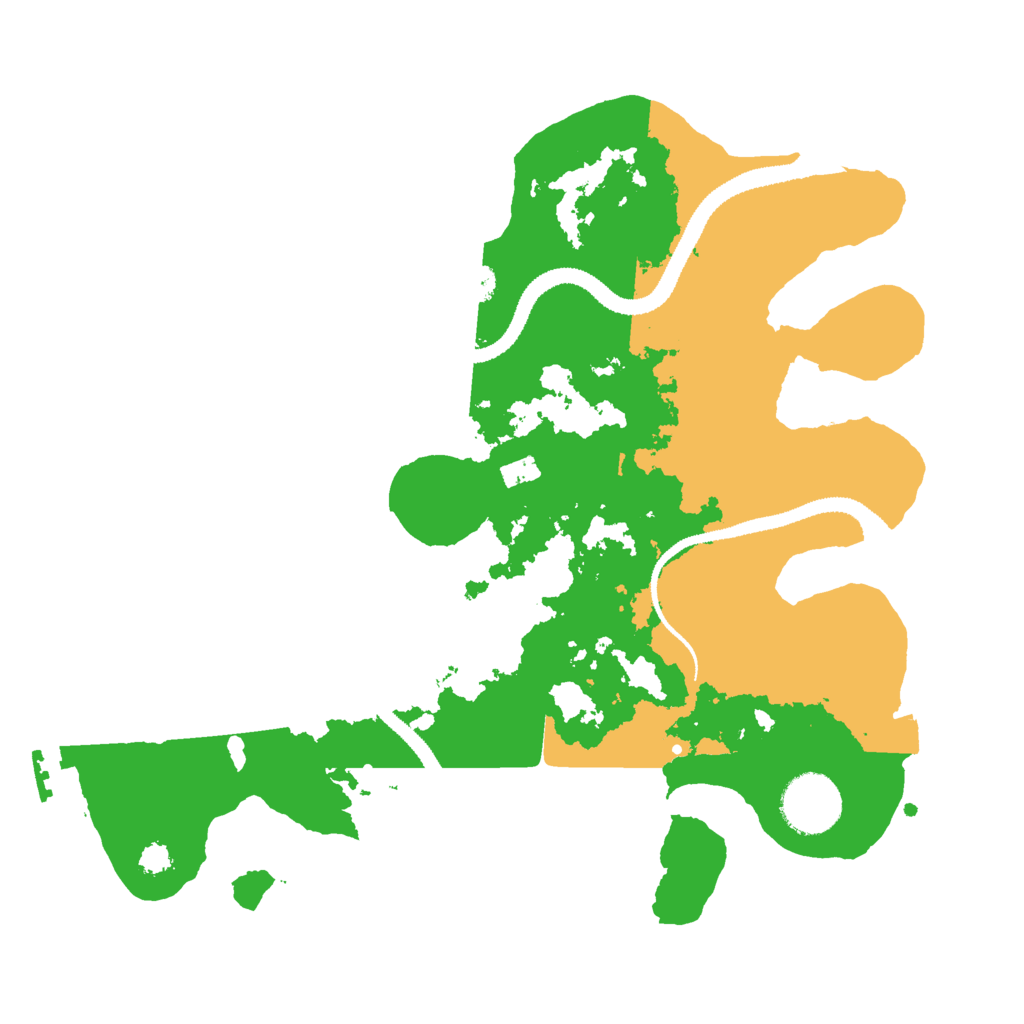 Biome Rust Map: Procedural Map, Size: 3000, Seed: 65133794