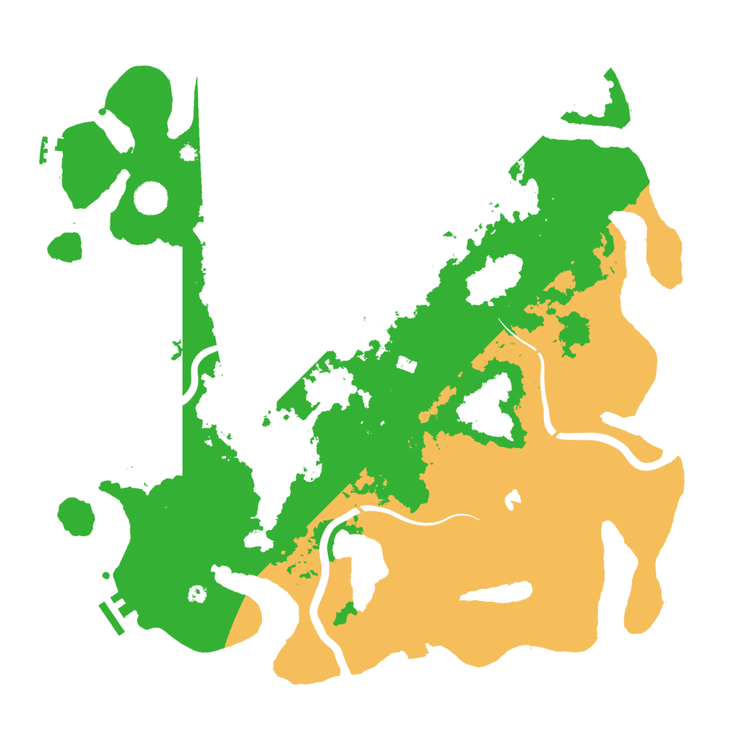 Biome Rust Map: Procedural Map, Size: 4000, Seed: 869218229