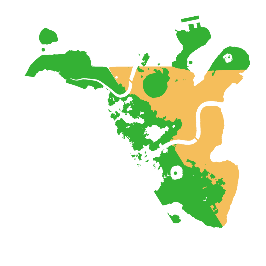 Biome Rust Map: Procedural Map, Size: 3000, Seed: 987875