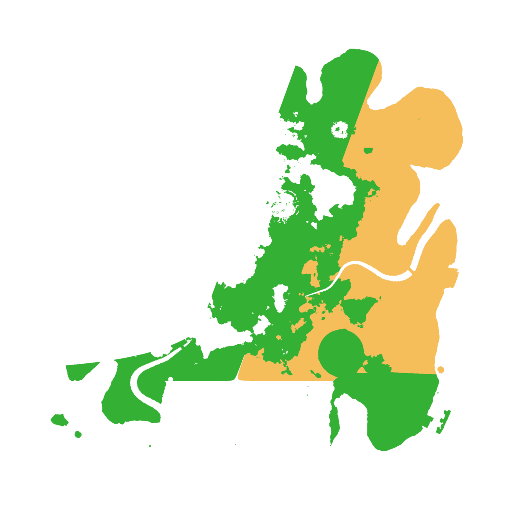 Biome Rust Map: Procedural Map, Size: 3000, Seed: 112345