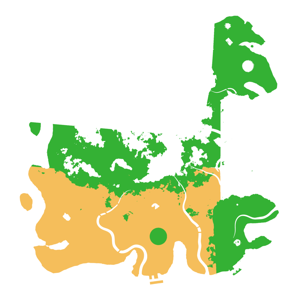 Biome Rust Map: Procedural Map, Size: 4500, Seed: 981653