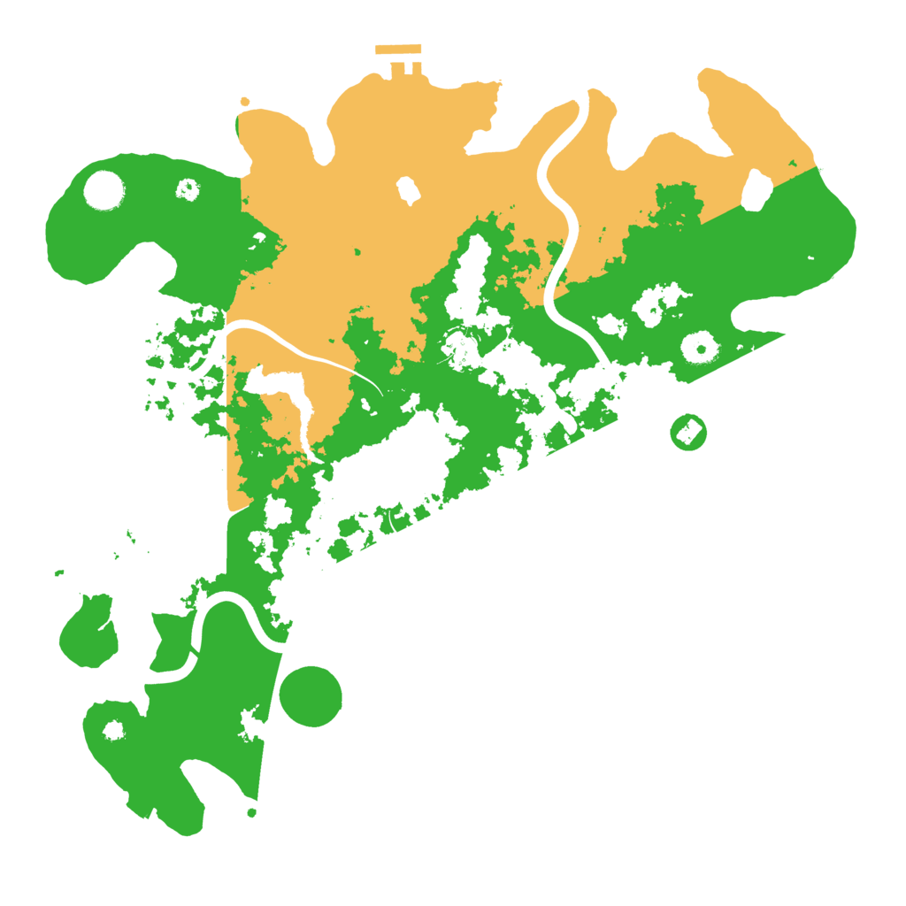 Biome Rust Map: Procedural Map, Size: 4000, Seed: 677293395
