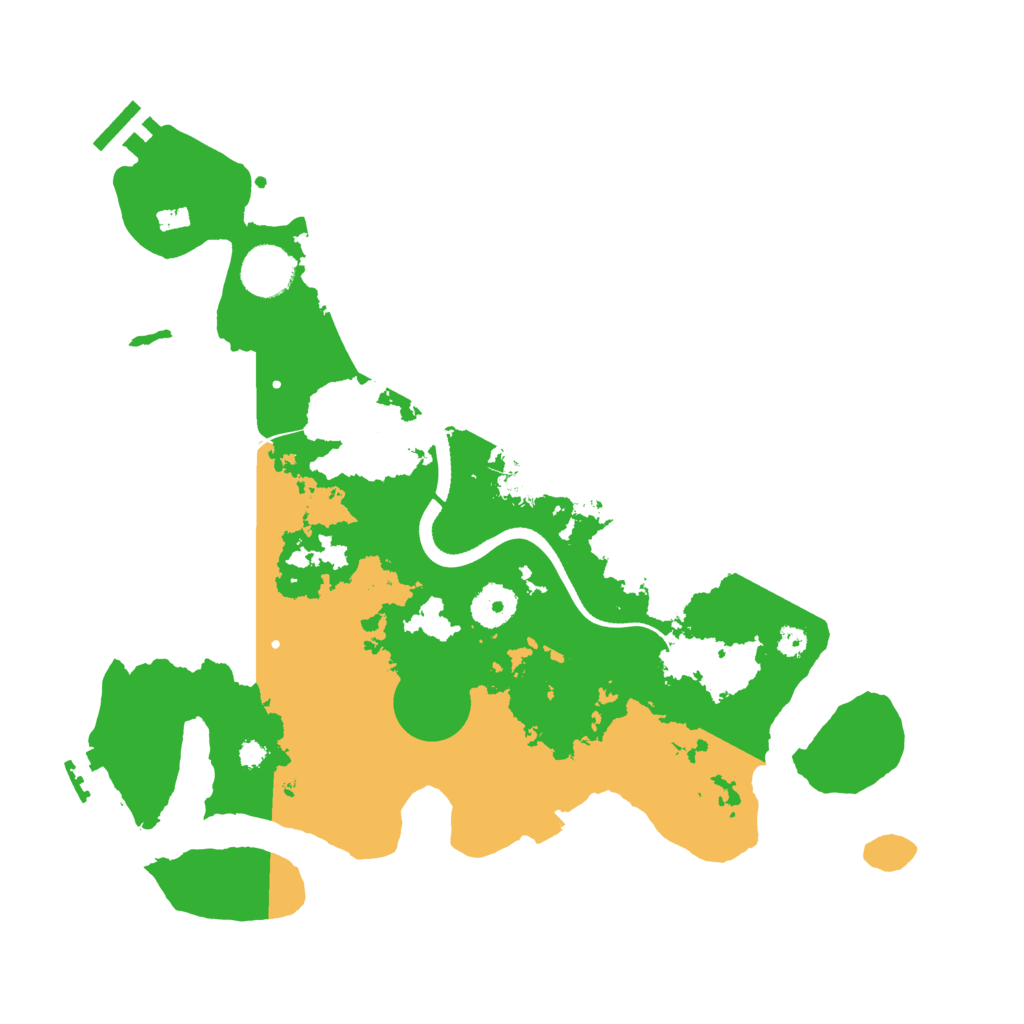 Biome Rust Map: Procedural Map, Size: 3500, Seed: 974943954