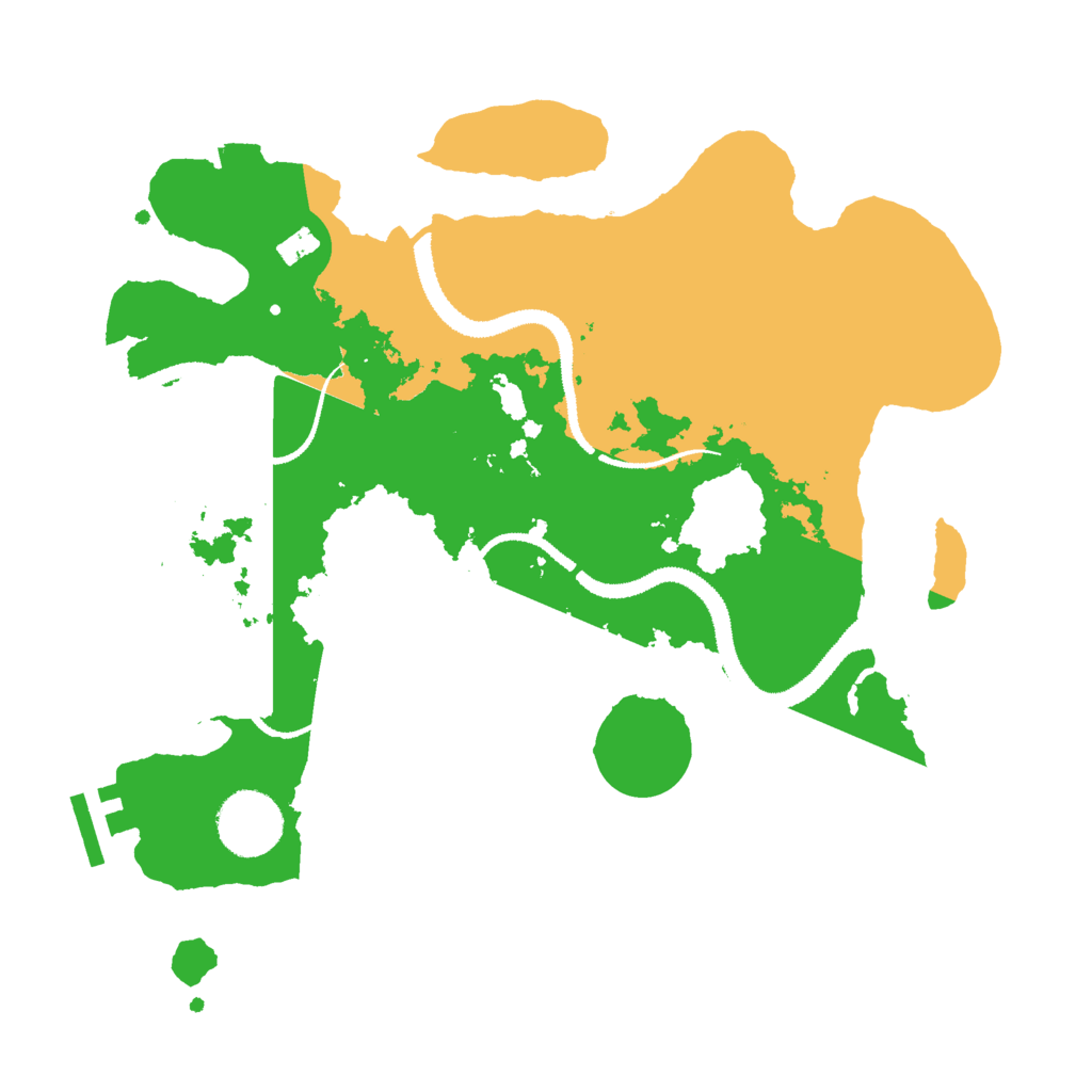 Biome Rust Map: Procedural Map, Size: 3000, Seed: 782616169