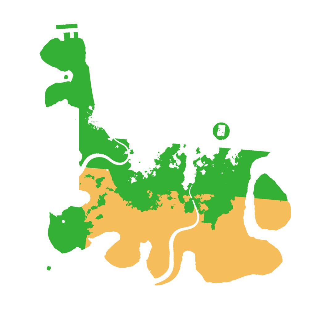 Biome Rust Map: Procedural Map, Size: 3000, Seed: 20260521