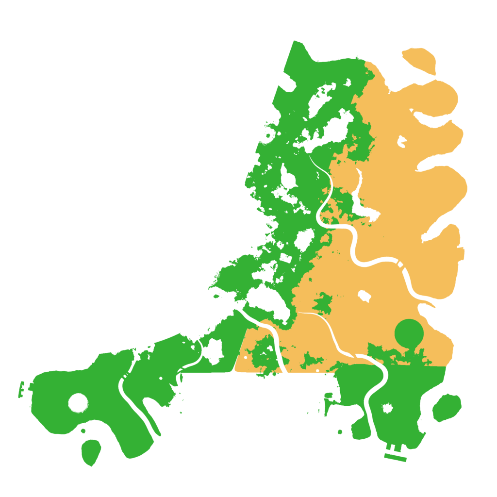 Biome Rust Map: Procedural Map, Size: 4500, Seed: 1055823830