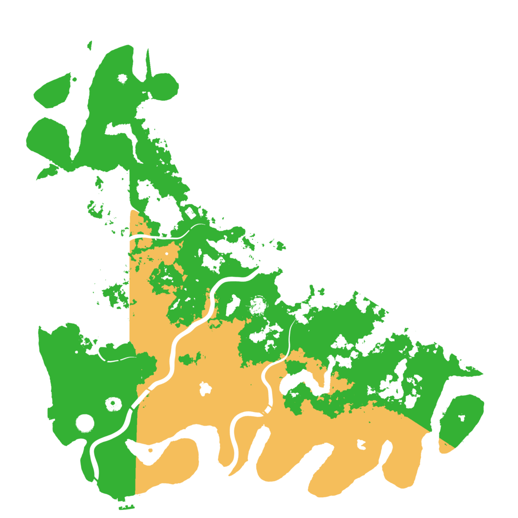 Biome Rust Map: Procedural Map, Size: 5000, Seed: 2017068