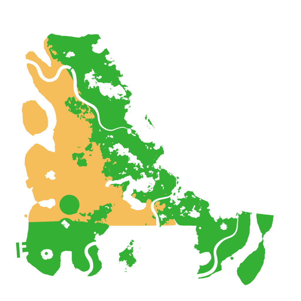 Biome Rust Map: Procedural Map, Size: 4000, Seed: 1849375