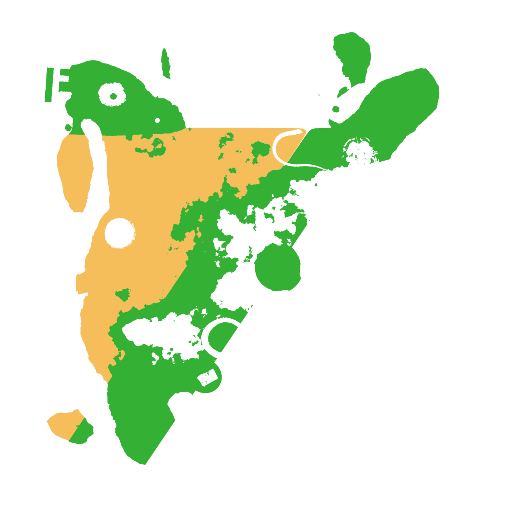 Biome Rust Map: Procedural Map, Size: 3000, Seed: 75638482