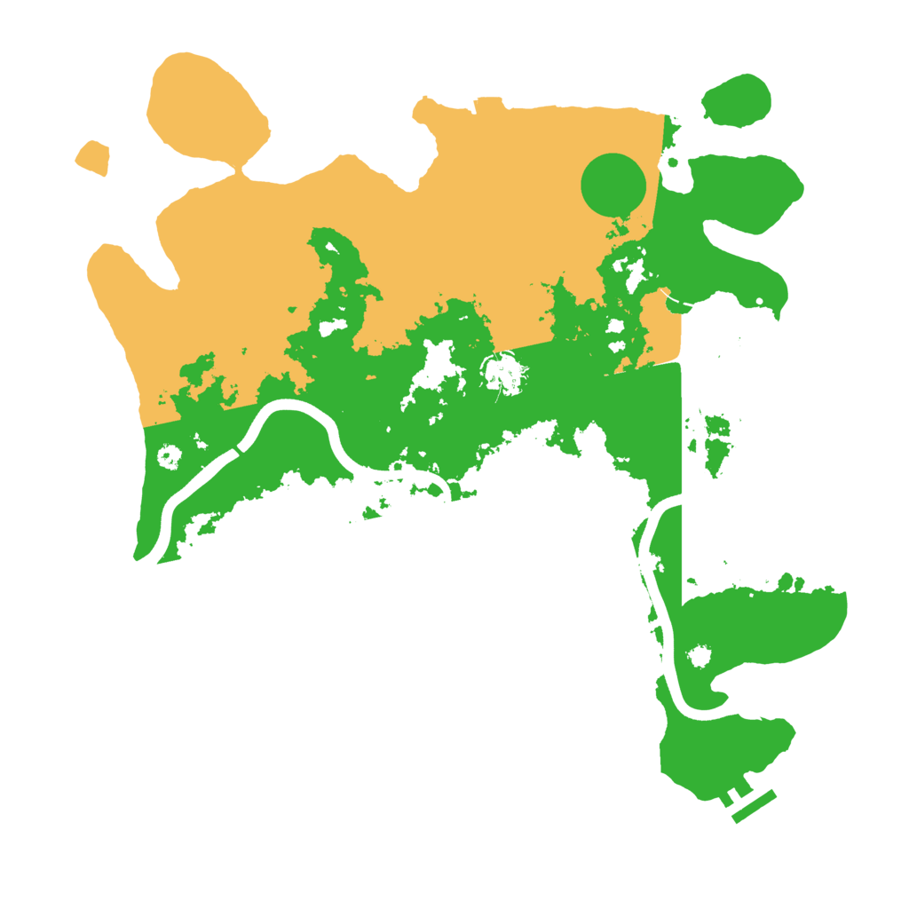 Biome Rust Map: Procedural Map, Size: 3750, Seed: 5345