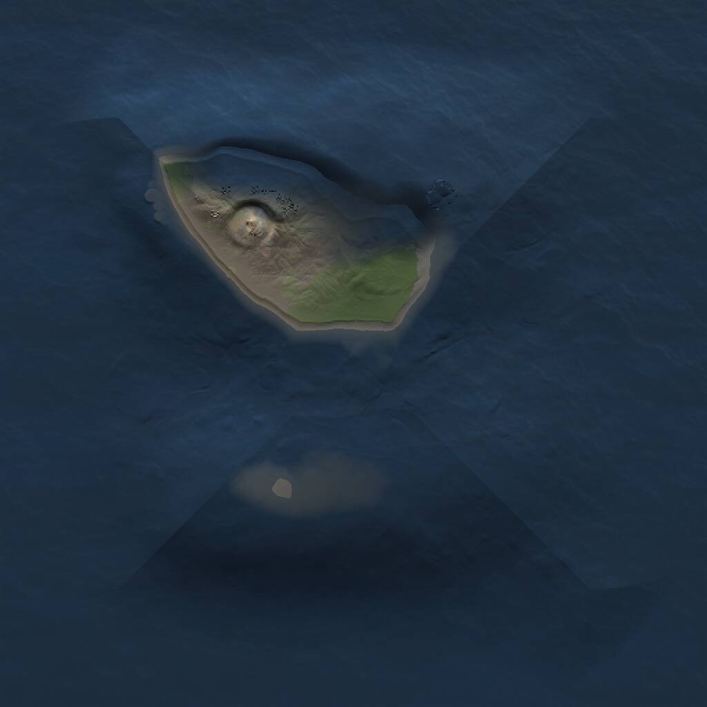 Rust Map: Procedural Map, Size: 1000, Seed: 1939753202, 1 Monuments