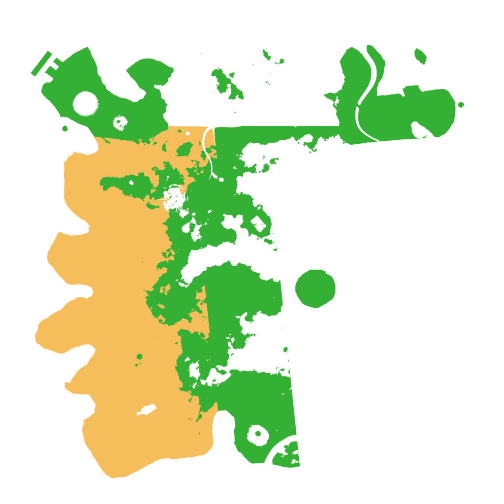 Biome Rust Map: Procedural Map, Size: 3600, Seed: 1514719438