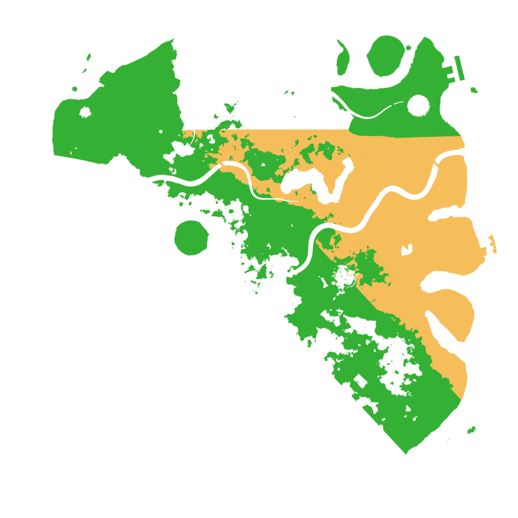 Biome Rust Map: Procedural Map, Size: 4200, Seed: 4598989