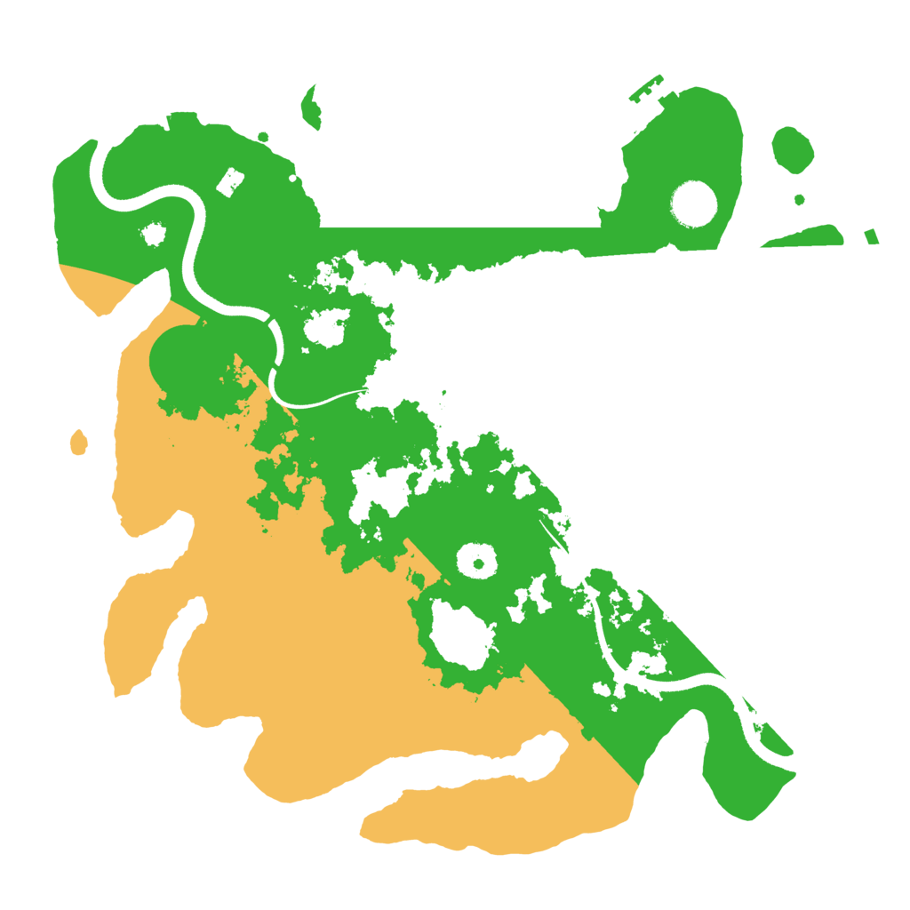Biome Rust Map: Procedural Map, Size: 3500, Seed: 89795824