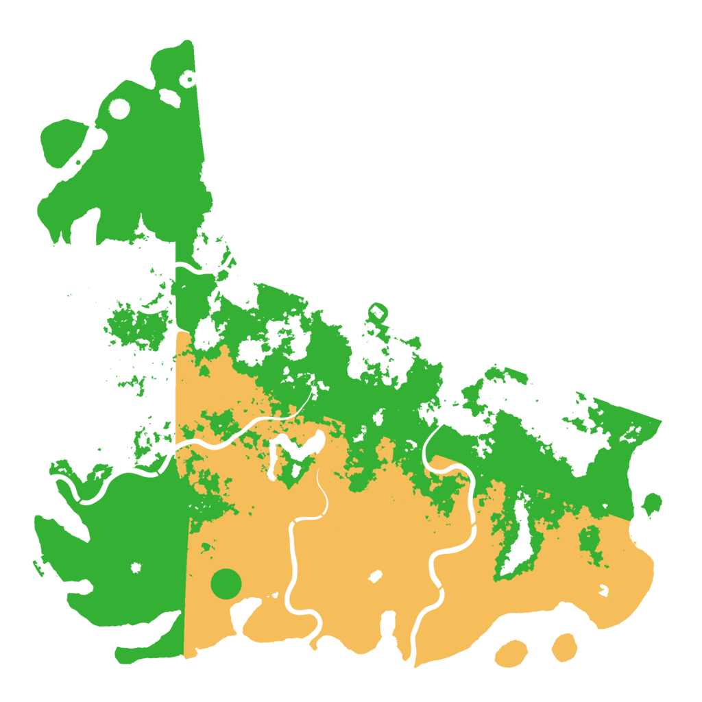 Biome Rust Map: Procedural Map, Size: 6000, Seed: 2128635216